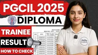 pgcil diploma trainee result 2025 | pgcil dt result 2025 | mahir academy