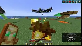 Collecting Resources and Building the Arcane Tower in Minecraft Hardcore
