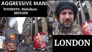 ANGRY IMMIGRANT Rickshaw Driver CONFRONTS ME filming in public LONDON #london #public #uk