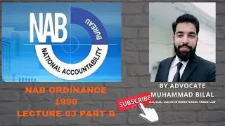 NAB Ordinance 1999 Lecture 02 for AD NAB Test (FPSC) Preparation