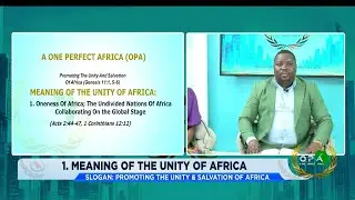 G-RAP PROGRAM - ONE PERFECT AFRICA - EP1 | FOCUS OF GOD TV LIVE | 20260107