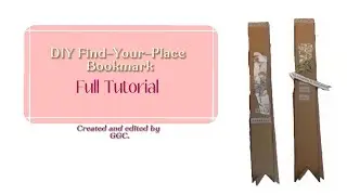 DIY Find-Your-Place Bookmarks | Full Tutorial