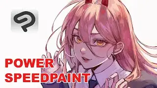 SPEEDPAINT 👺 POWER CHAINSAW MAN (CLIP STUDIO PAINT)