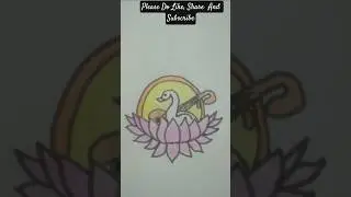Basant panchmi drawing for kids  #trending #kidsdoodle #ytshortsindia #shortfeed #BasantPanchami