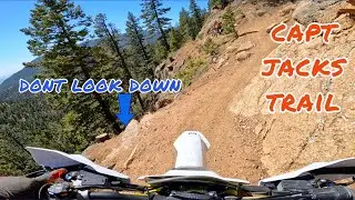 DONT LOOK DOWN! Part 2 Captain Jacks Trail Colorado Springs -  quick ride up singletrack trail