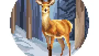 Animals in Winter #4 | Pixel art