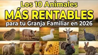 ​Los 10 Animales M&Aacute;S RENTABLES para tu Granja Familiar en 2026.