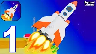 Recharge Rocket 3D - Gameplay Walkthrough Part 1 Levels 1-12 (iOS, Android)