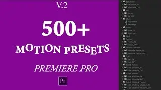 Most Handy Motion Preset For Premiere Pro (Review)