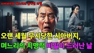 오랜 세월 무시당한 시아버지, 며느리의 치명적 비밀이 드러난 날
