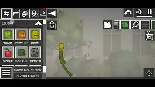 I made Skeltons in melon playground! 