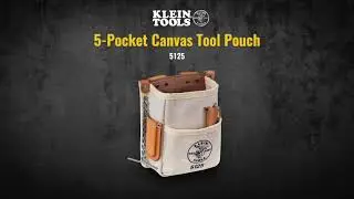 Tool Pouch, 5-Pocket, Canvas (5125)
