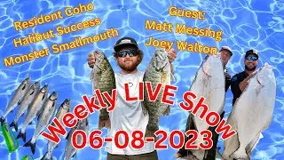 LIVE Show, Topics- Resident Coho, Ocean Chinook, Halibut & Smallmouth Bass, Season 5 Show #20