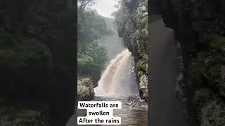 Swollen rivers all over the Southern and Western Cape after this weekends heavy rains. #river #fyp