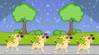 خمسة كلاب مرقطة أغنية العد للأطفال | Five Spotted Dogs | Kids Counting Song