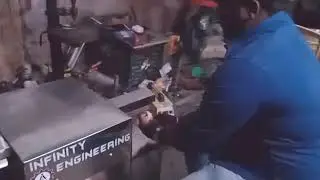 Coconut brown skin removing machine