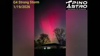 Strong Solar Storm Right Now! G4 on Jan 19, 2026 #PinoAstro