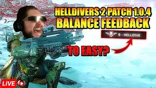 LIVE - New Patch 1.0.42 Balance Feedback Form Update for Helldivers 2 Future mEtA