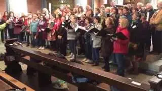 Französisch-deutscher Chor mit Kathrin in Marienstatt Mai 2015