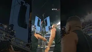 MOONSAULT OFF THE STEEL CAGE! 😱 #WWE #SummerSlam