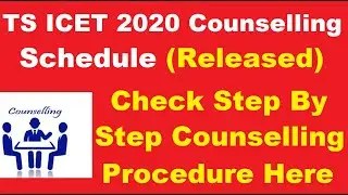 TS ICET 2020 Counselling (Started) - How To Apply For TS ICET 2020 Counselling By Official Link