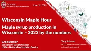 WI Maple Hour: Maple Syrup Production Statistics