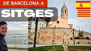 SITGES 🇪🇸 4K | Historia + Qu&eacute; ver en 1 d&iacute;a desde BARCELONA (36km)