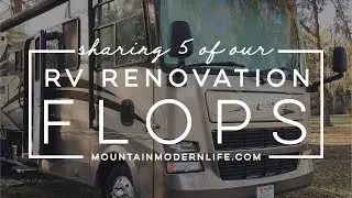 5 RV Renovation Flops