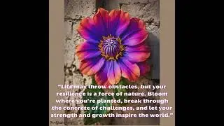 Bloom where you're planted #health&wellness #inspire #growth #selfjourney #determination #strength