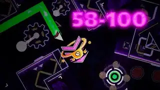 [NEW HARDEST] Delta 58-100% (Progress #1) || Geometry Dash [240FPS]