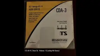 Ensoniq ASR-10 Demo 17) AS-6, Drum Dr. Volume 1 (Ludwig Kit Demo)
