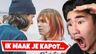 LEERLINGEN VECHTEN IN DE KLAS…