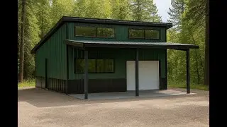 Build Your Dream: The 22x22 Single-Slope Cabin Kit [With Front Porch]