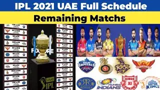 IPL 2021 UAE : IPL 2021 Official Full Schedule And Time Table | All Matchs IPL Schedule 2021