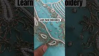 Learn Hand Embroidery | Embroidery #handembroidery #learning #learnembroidery #designer #fashion