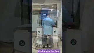 ESD Turnstile: ESD Shoes/Heel Straps Test | ESD Defender #shorts  #esdcontrol