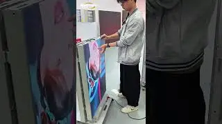 The best folding poster screen for individual installation and use!#ledscreen  #ledboard #eagerled