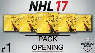 NHL 17 HUT PACK OPENING | FIRST BIG (KINDA) PACK OPENING #1