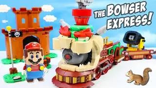 Обзор скоростной сборки поезда Bowser Express от Super Mario LEGO
