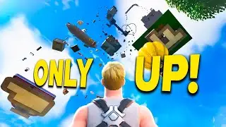 ONLY UP PARKOUR😂 #part2 | پاركورا ئونلی ئاپ || FORTNITE