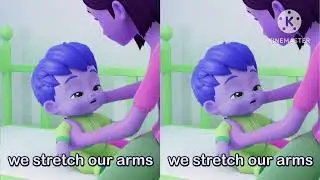 Stretching arms 🙆 early in the morning 🌄   || Bebefinn Effects 
