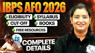 IBPS AFO 2026 Complete Guide | Eligibility, Syllabus, Books & Strategy