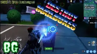 FORTNITE Week 2 Epic Challenges Destroy Mailboxes.
