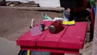 How to install a fiberglass handle on a Sledgehammer