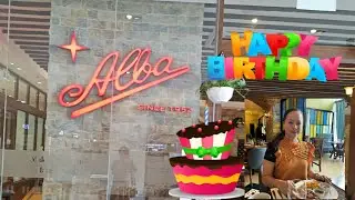 Celebrating Birthday At Alba Restaurante Espanol Buffet in Greenhills, San Juan