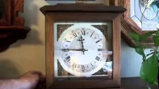 Battery Operated Bulova Westminster Chime Mantel Clock