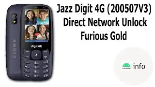 Jazz Digit 4G (200507V3) | Direct Network Unlock | Furious Gold | Android info