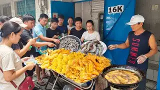 Quá Ngon Với Các Món Hải Sản Chiên Giòn, Chân Gà Chiên Giòn, Đuôi Heo Chiên Giòn, Cút Chiên Bơ