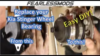 Kia Stinger GTS Ep. 20:  DIY Front Wheel Bearing Hub Replacement