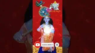 Shri krishna eco-friendly idol 🙏🏻🙏🏻❤️❤️🌹💕|#shortvideo #short